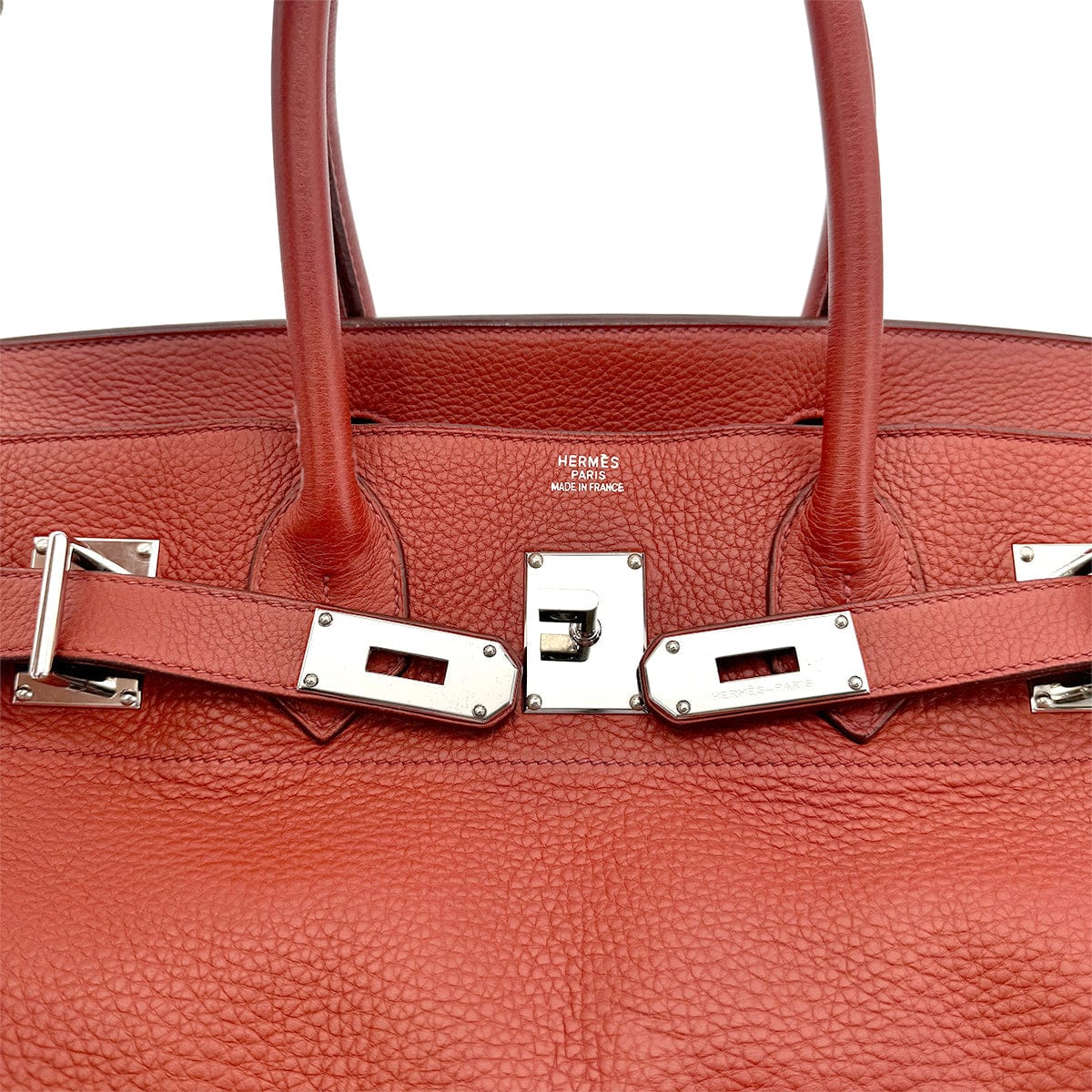 Luxury Promise Japan HERMES SHOULDER BIRKIN 42 RED TAURILLON CLEMENCE HAND BAG □I SHW 90275779