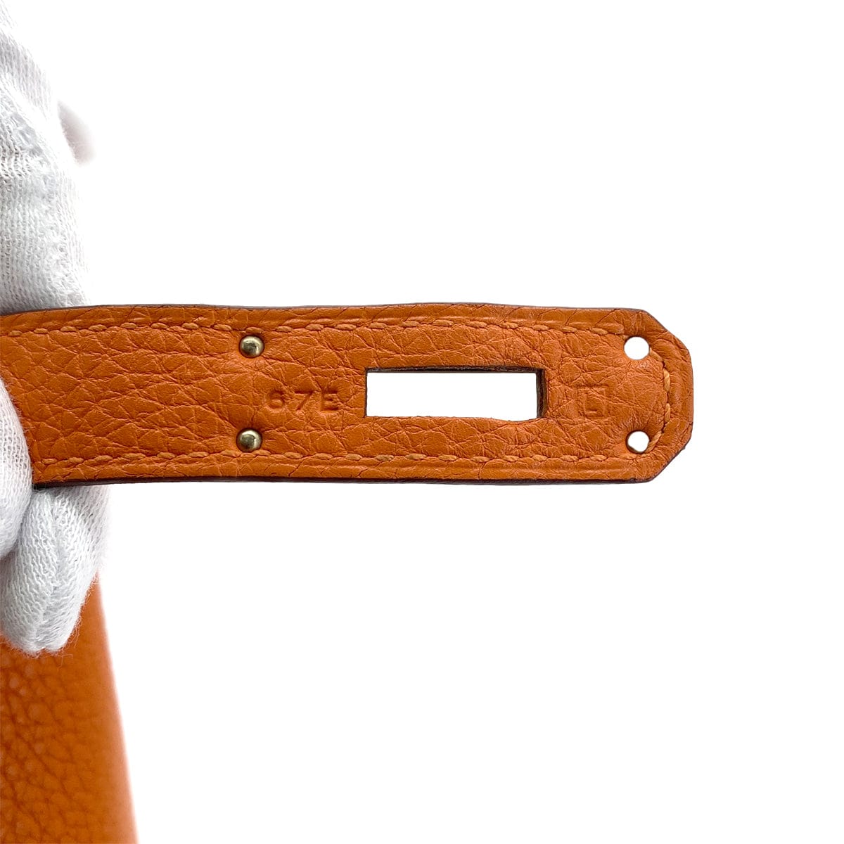 Luxury Promise Japan HERMES SO KELLY 26 ORANGE TAURILLON CLEMENCE SHOULDER BAG □L SHW 90301741