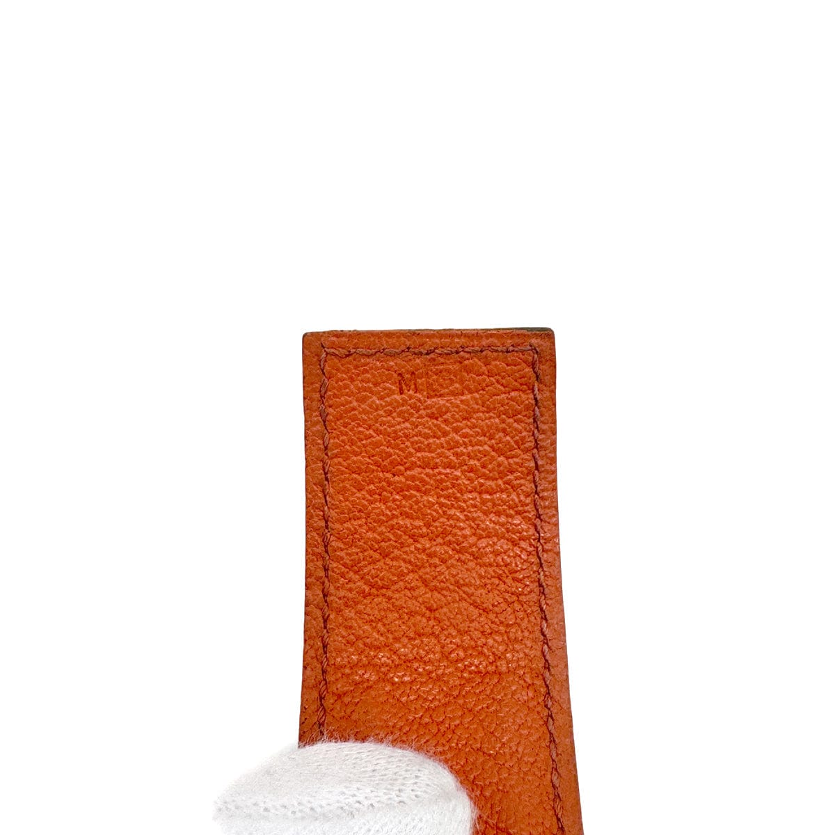 Luxury Promise Japan HERMES TOUAREG BRACELET ORANGE LEATHER ACCESSORY □G 90276668