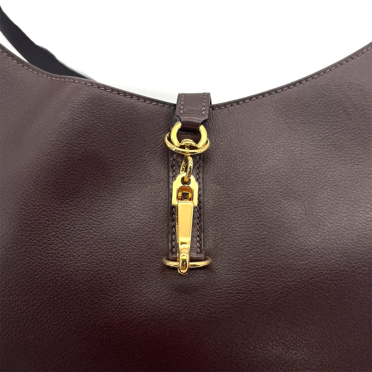 Luxury Promise Japan HERMES TRIM 31 EBENE EVER GRAIN SHOULDER BAG 2020 Y STAMP GOLD HARDWARE 90323084
