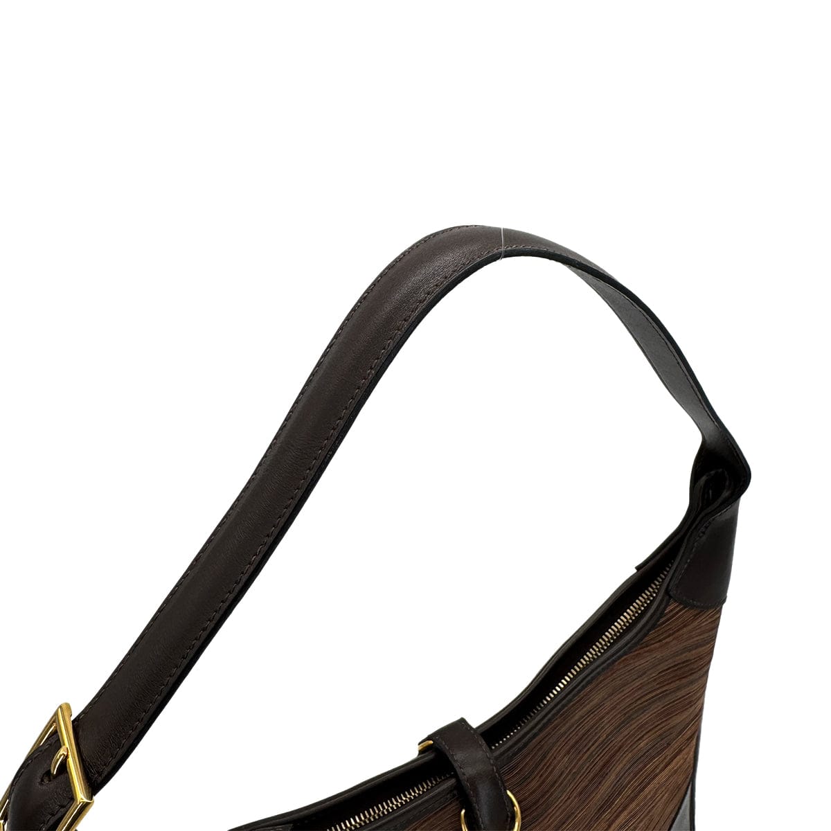 Luxury Promise Japan HERMES TRIM 35 EBENE EVER CALF VIBRATO SHOULDER BAG 2003 SQUARE G GOLD HARDWARE 90323082