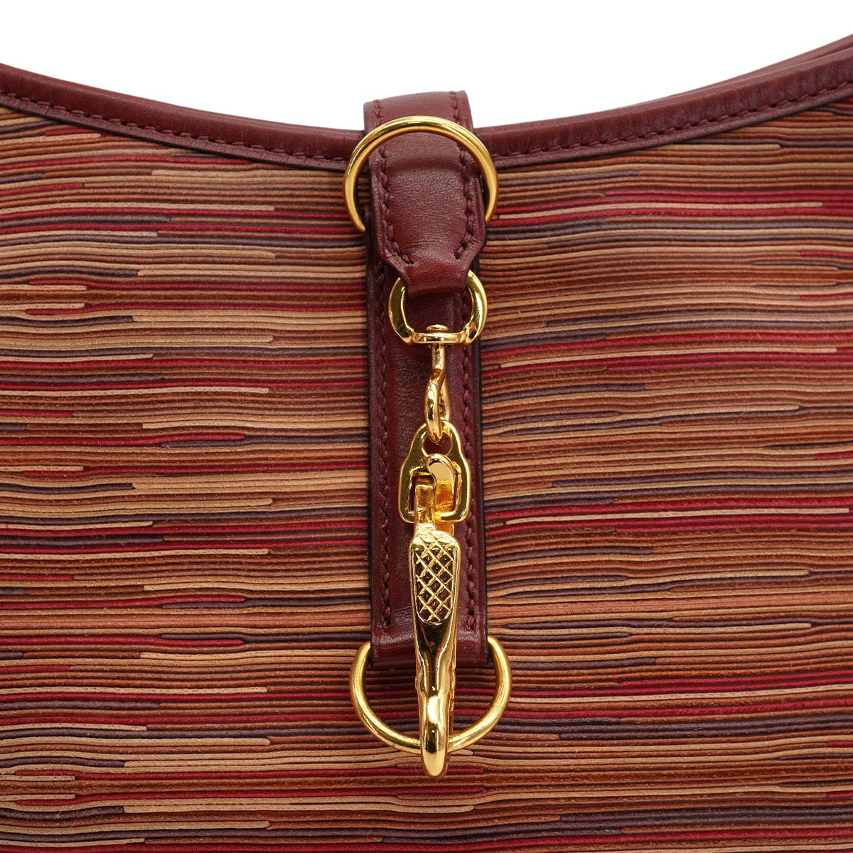 Luxury Promise Japan HERMES TRIM 35 ROUGE H VIBRATO BOX CALF SHOULDER BAG 2001 SQUARE E GOLD HARDWARE 90326784