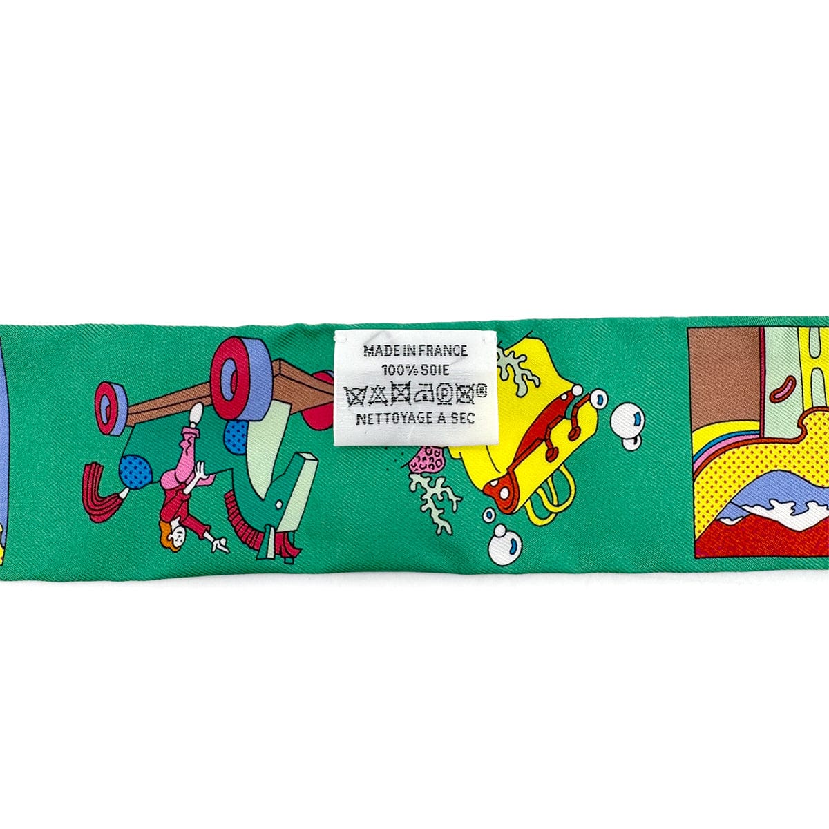 Luxury Promise Japan HERMES TWILLY A VOS CRAYONS ET CARRE LIBRE SCARF GREEN SILK 90295844