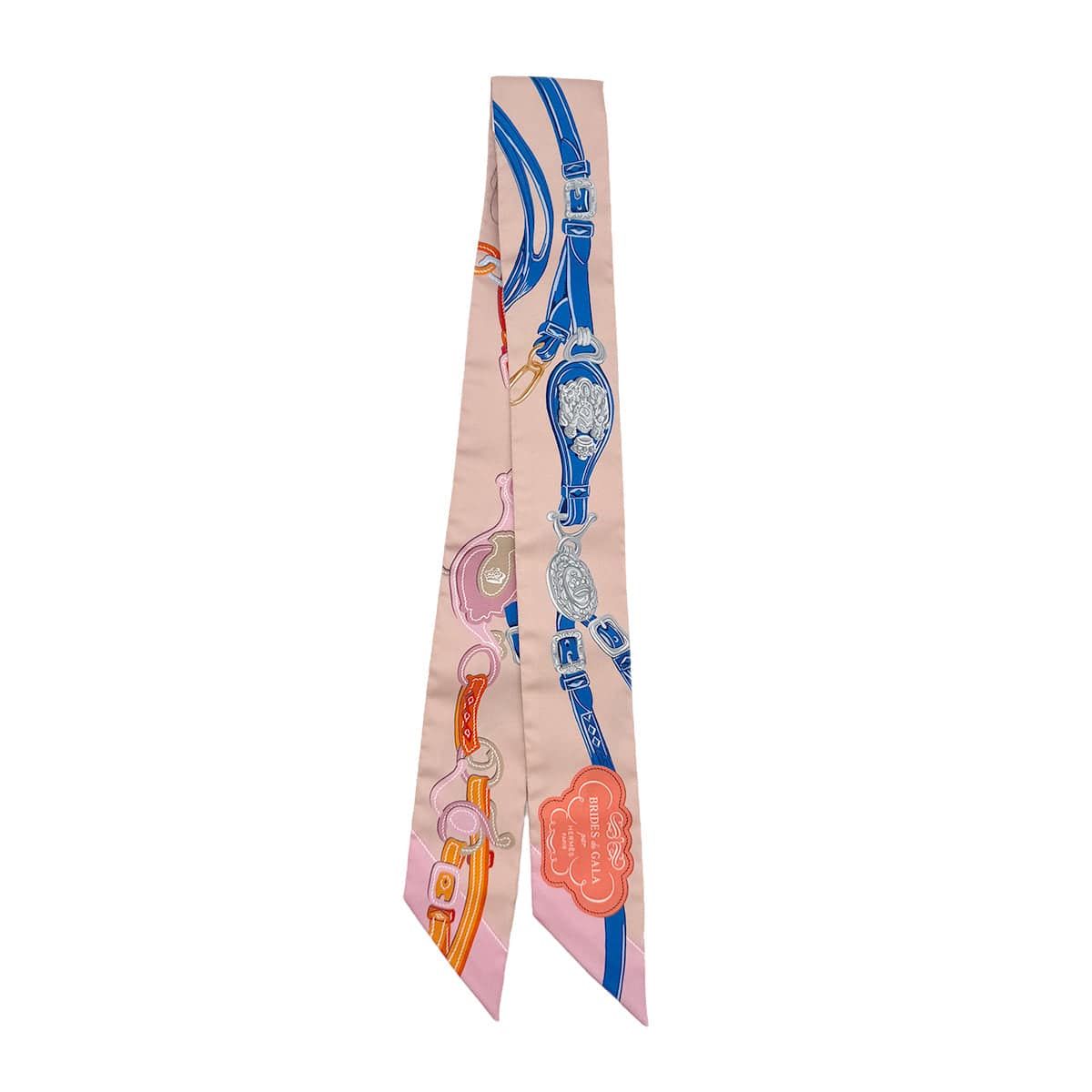 Luxury Promise Japan HERMES TWILLY BRIDES DE GALA APPLIQ SCARF MULTICOLOR SILK 90295850