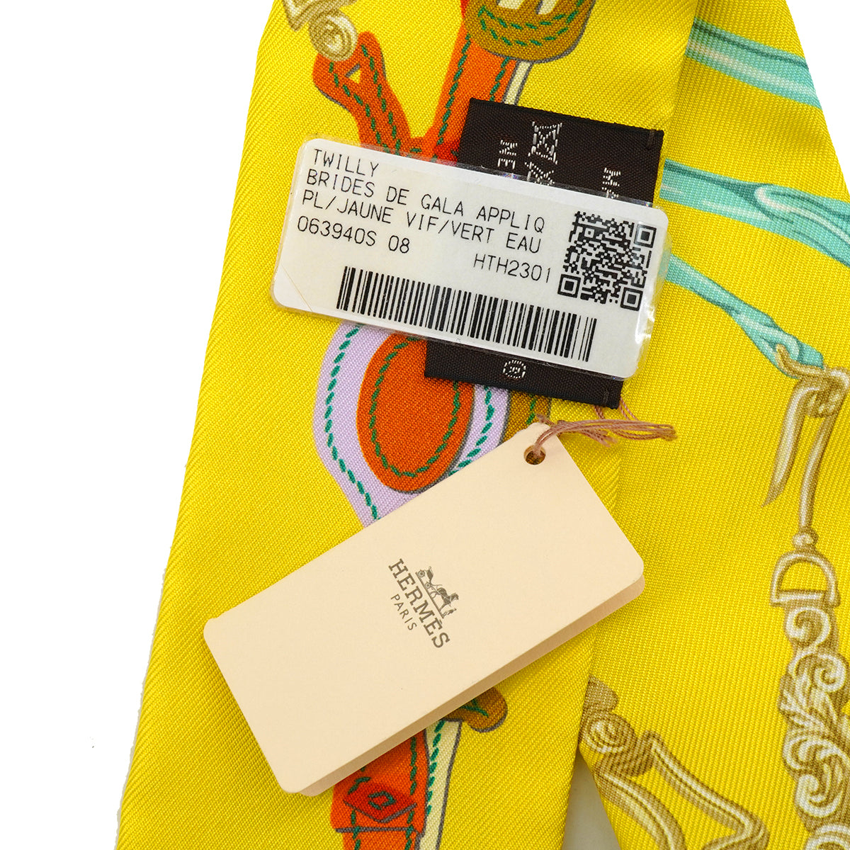 Luxury Promise Japan HERMES TWILLY BRIDES DE GALA APPLIQ SCARF MULTICOLOR SILK 90344581
