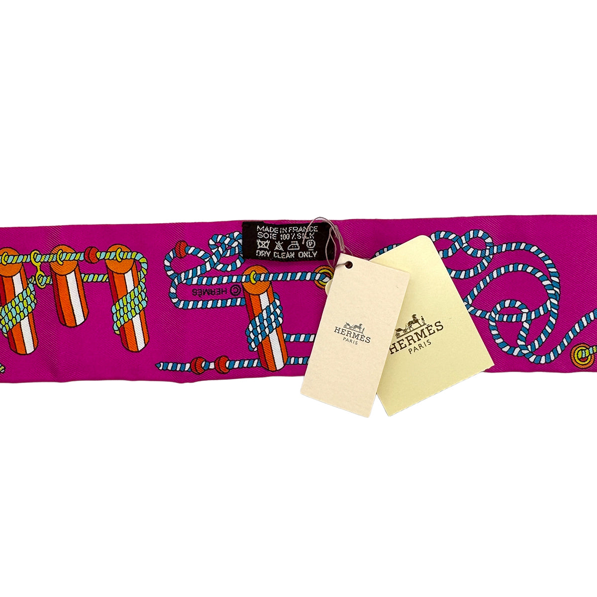 Luxury Promise Japan HERMES TWILLY CORDAGES SCARF MULTICOLOR SILK 90289551