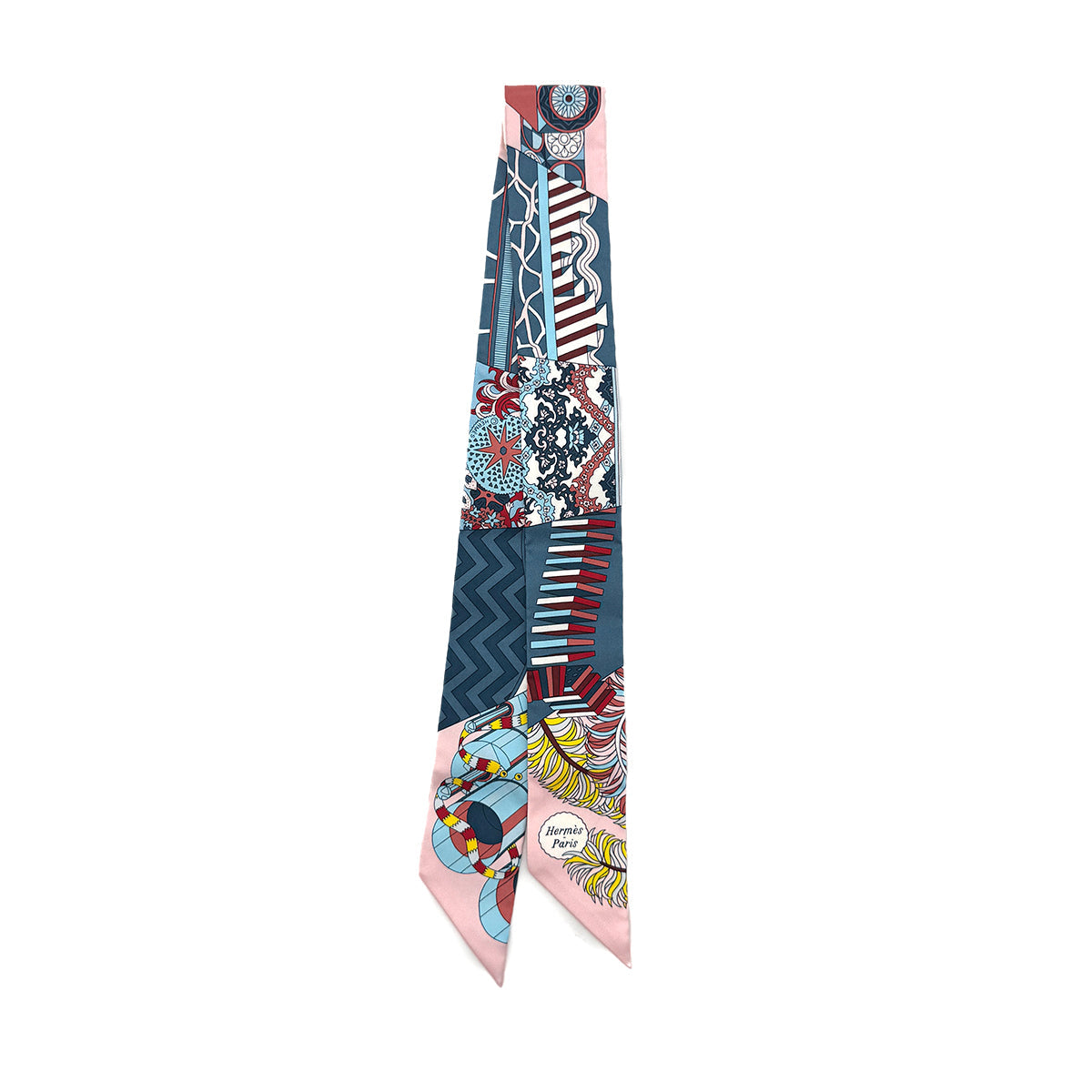 Luxury Promise Japan HERMES TWILLY DE'L OMBRELLE AUX DUE SCARF MULTICOLOR SILK 90292098