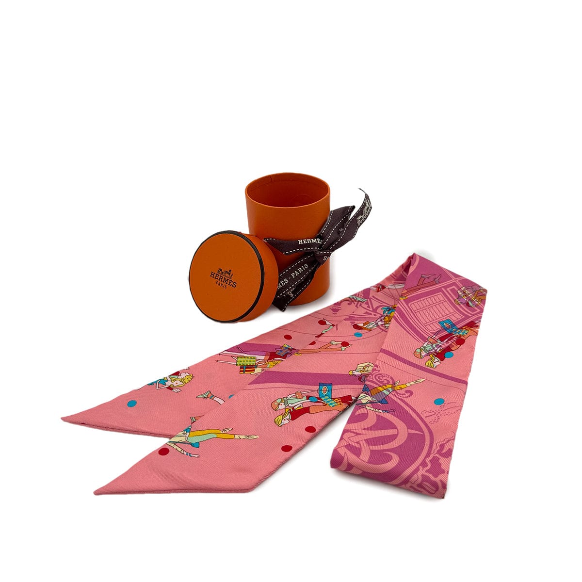 Luxury Promise Japan HERMES TWILLY EXLIBRIS LES PARISIENNES SCARF MULTICOLOR SILK 90295853