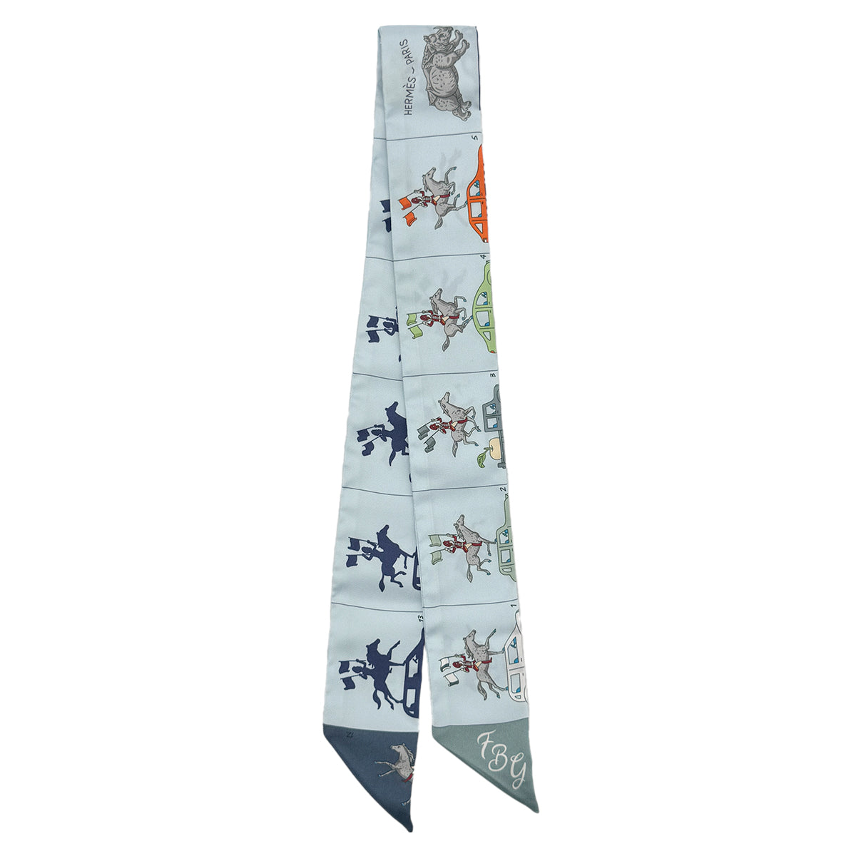 Luxury Promise Japan HERMES TWILLY HERMES PARADE SCARF MULTICOLOR SILK 90295843