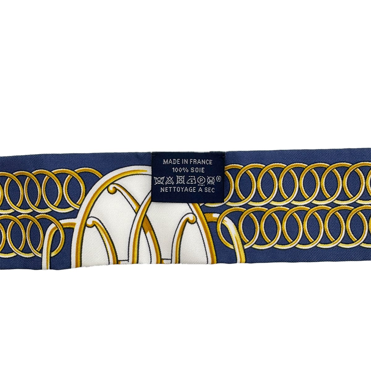 Luxury Promise Japan HERMES TWILLY LIFT PROFILE SCARF BLUE YELLOW SILK 90295852