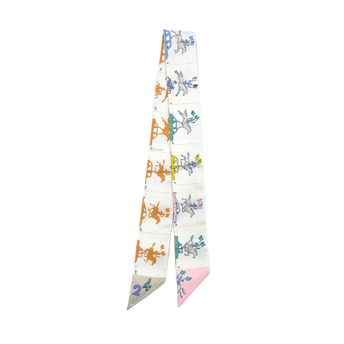 Luxury Promise Japan HERMES TWILLY PARADE CG SCARF MULTICOLOR SILK 90279971