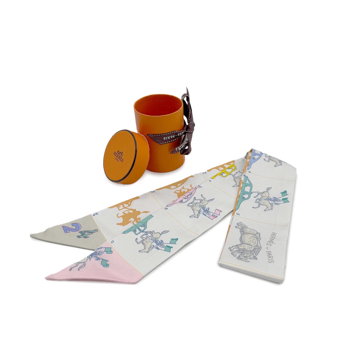 Luxury Promise Japan HERMES TWILLY PARADE SCARF MULTICOLOR SILK 90279972