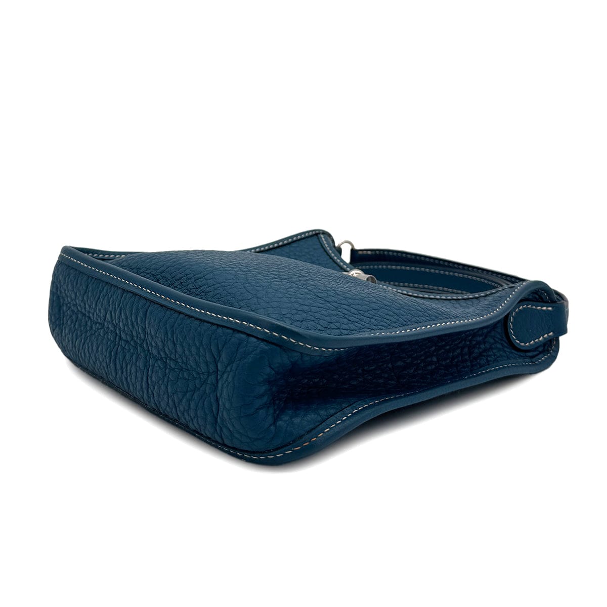 Luxury Promise Japan HERMES VESPA TPM BLUE THALASSA TAURILLON CLEMENCE SHOULDER BAG □G 90310307