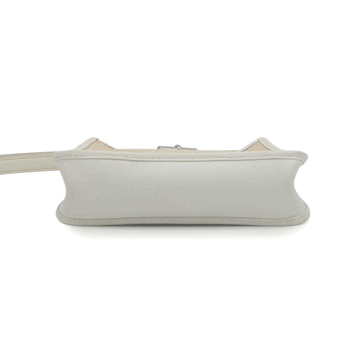 Luxury Promise Japan HERMES VESPA TPM WHITE TOILE H VEAU EPSOM SHOULDER BAG 2004 SQUARE H PALLADIUM HARDWARE 90343014