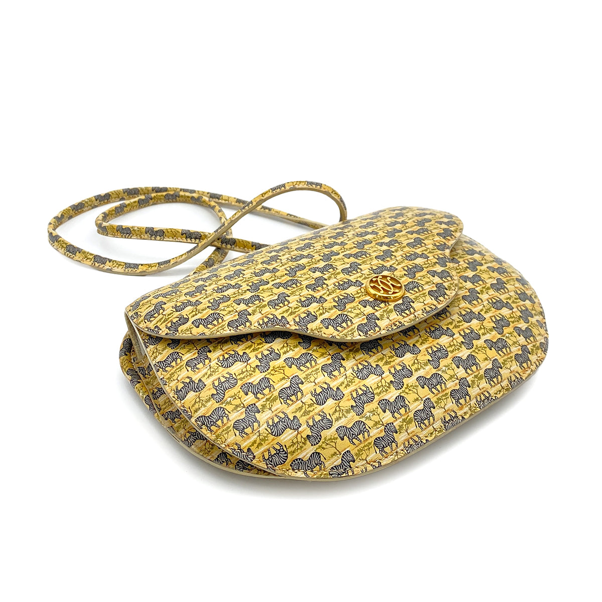 Luxury Promise Japan HERMES VINTAGE ZEBRA PATTERN SHOULDER BAG LEATHER R 90256431