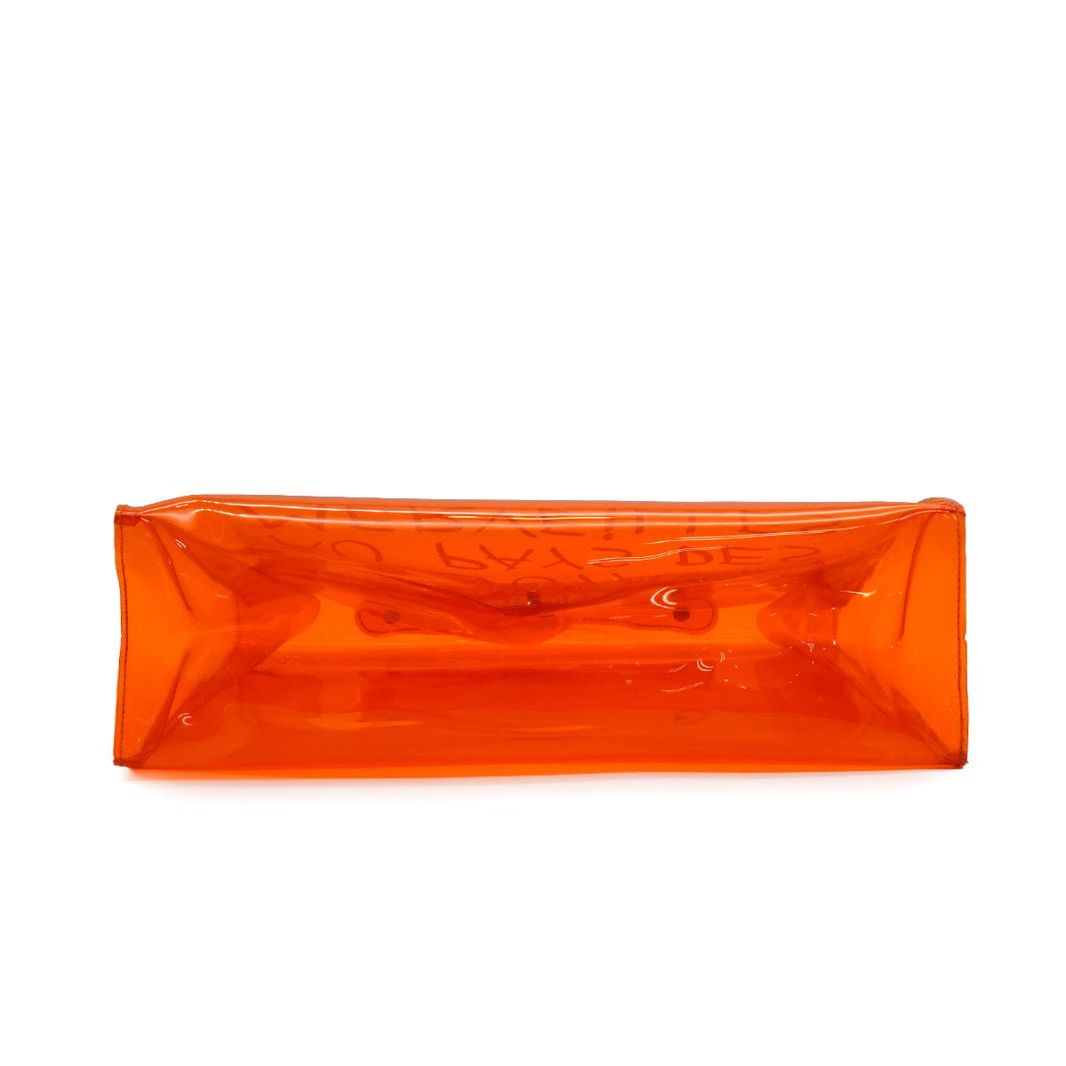 Luxury Promise Japan HERMES VINYL KELLY SOUVENIRDEL' EXPOSITION 1998 ORANGE VINYL HAND BAG 90335749