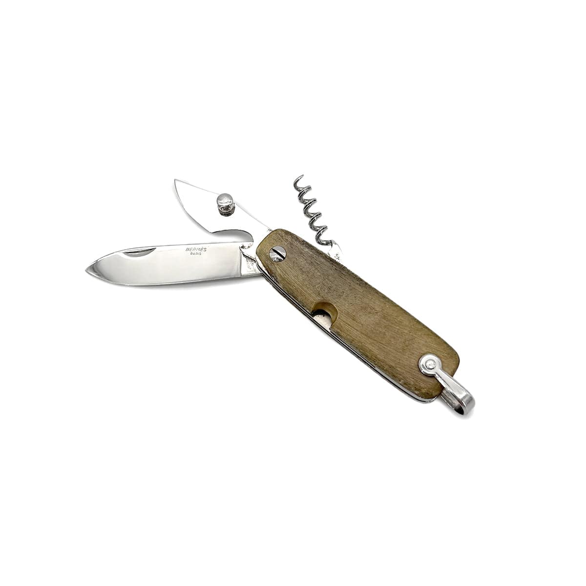 Luxury Promise Japan HERMES WINE OPENER BAFFALO HORN ACCESSORY 90276695