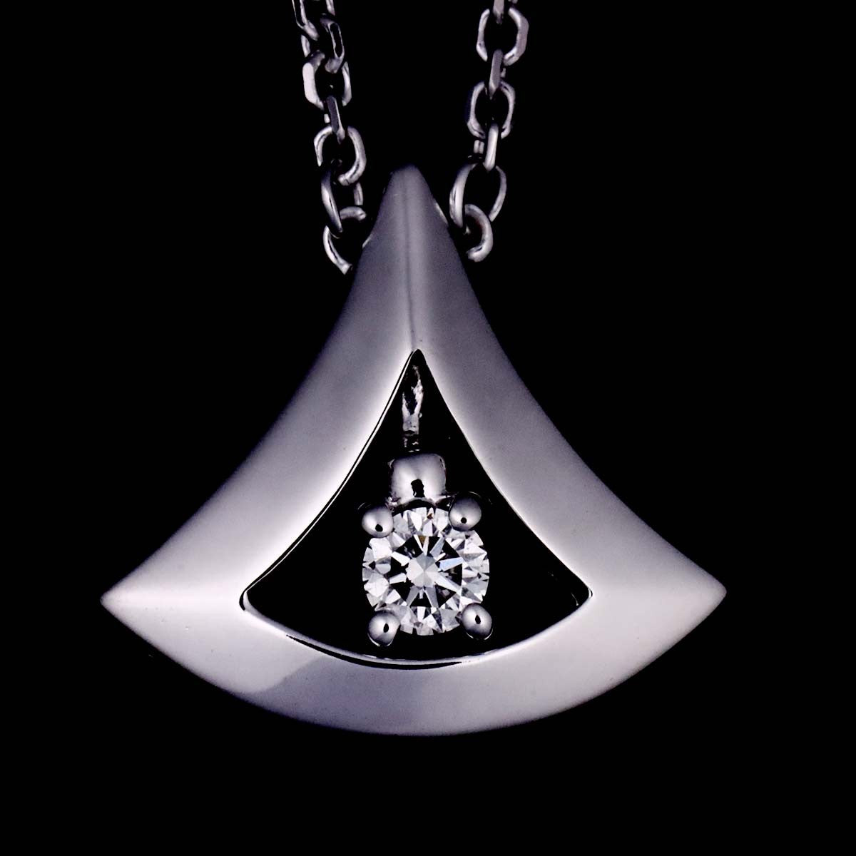 Luxury Promise Japan BVLGARI Diva Dream Diamond Necklace 18K White Gold 750 90290379