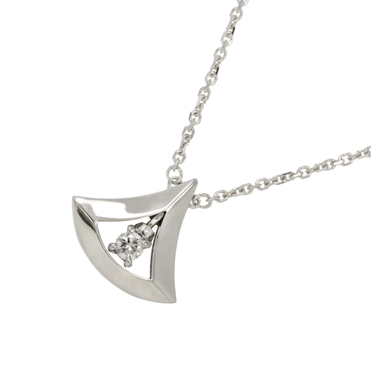 Luxury Promise Japan BVLGARI Diva Dream Diamond Necklace 18K White Gold 750 90290379