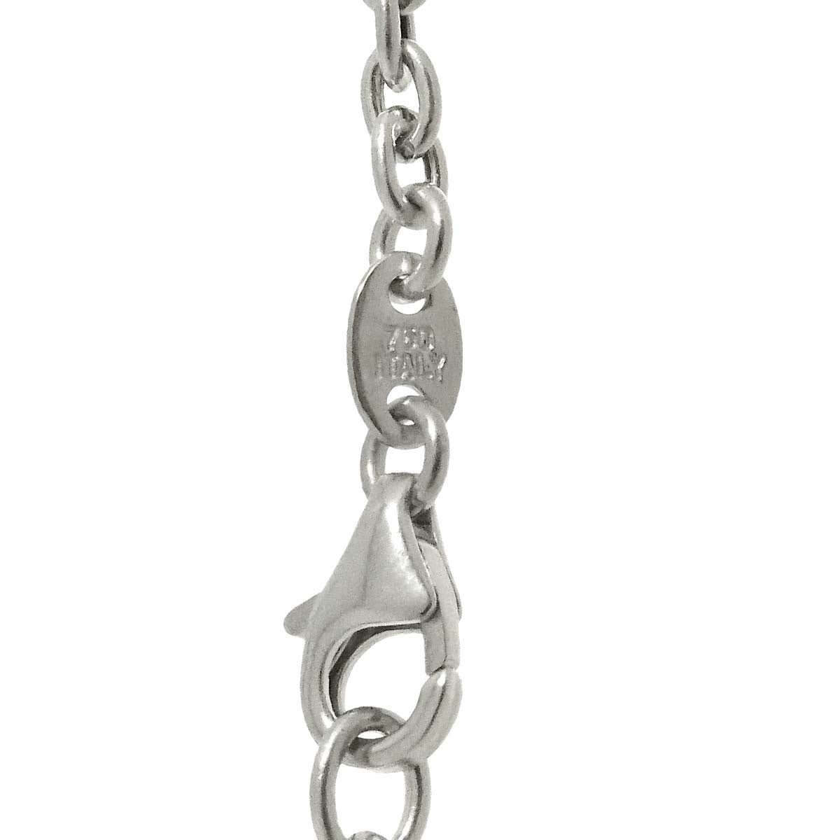 Luxury Promise Japan Diamond 0.32ct Multi Stone Necklace 18K WG White Gold 750 90295586