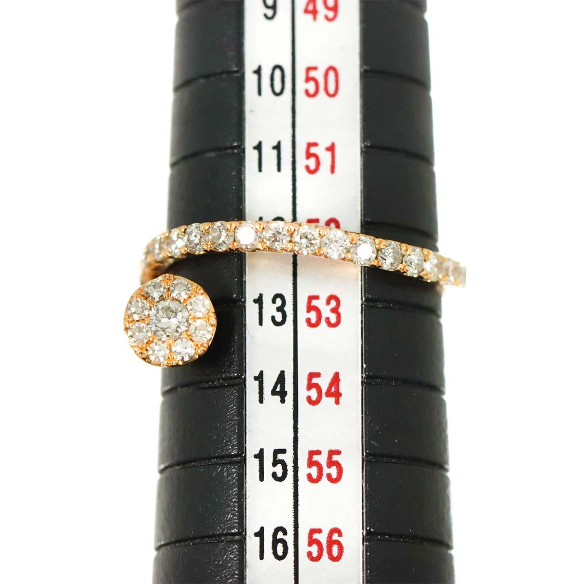 Luxury Promise Japan Diamond 0.50ct Ring 18K PG Pink Gold 750 Size6-6.25(US) 90323721