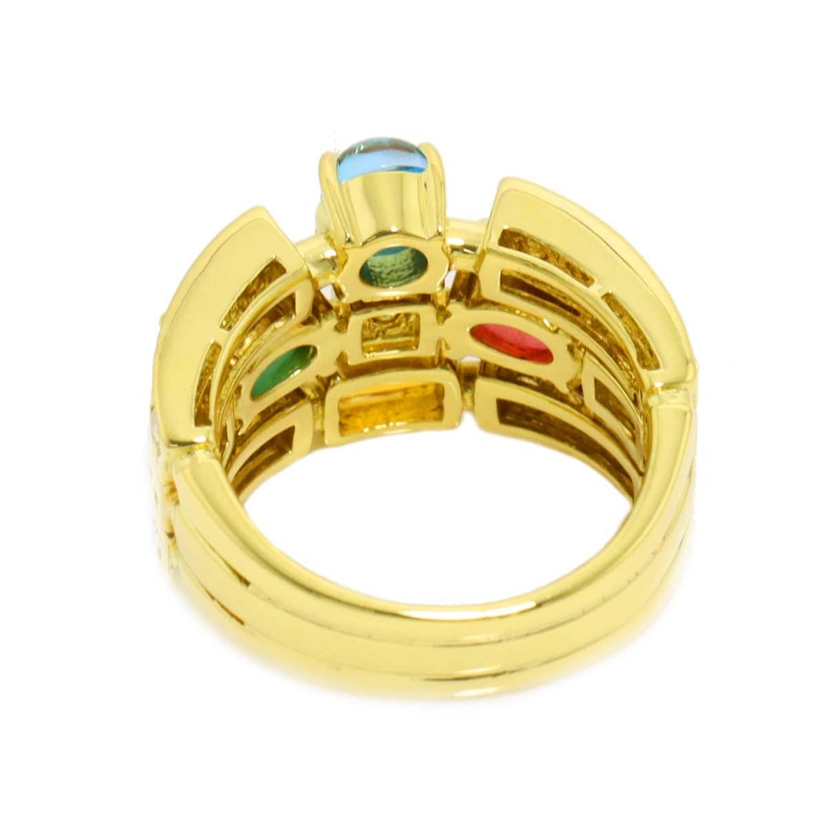 Luxury Promise Japan Multi Stone 3.15ct Diamond 0.78ct Ring 18K YG 750 Size6-6.25(US) 90297775