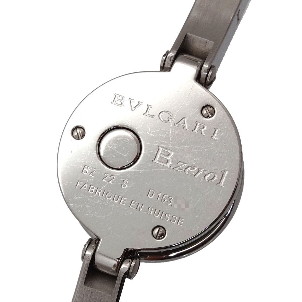 Luxury Promise Japan BVLGARI B-zero1 BZ23S 12P Diamond Quartz Blue shell Dial Ladies Watch 90332640