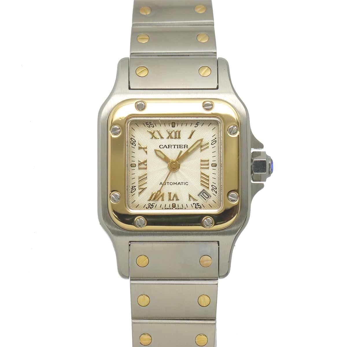 Luxury Promise Japan Cartier Santos Galbee SM W20045C4 Silver Dial Automatic Ladies 90327913