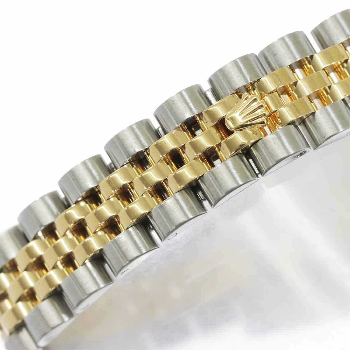 Luxury Promise Japan ROLEX Datejust 179173NGS Serial F 750 YG 10P Sapphire White shell 90293069