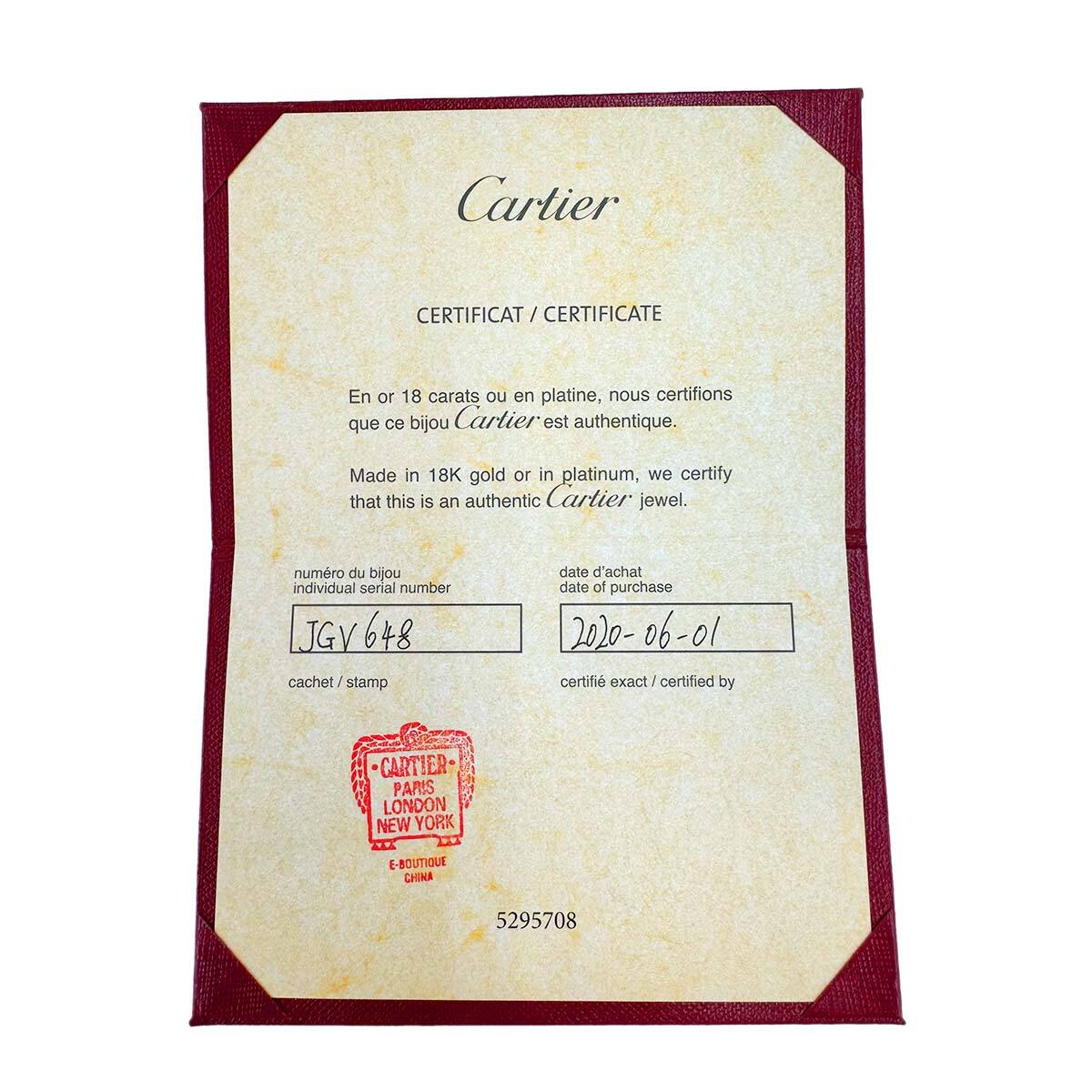 Luxury Promise Japan Cartier Juste Un Clou Diamond Bracelet SM 18K PG 750 size18 90271408