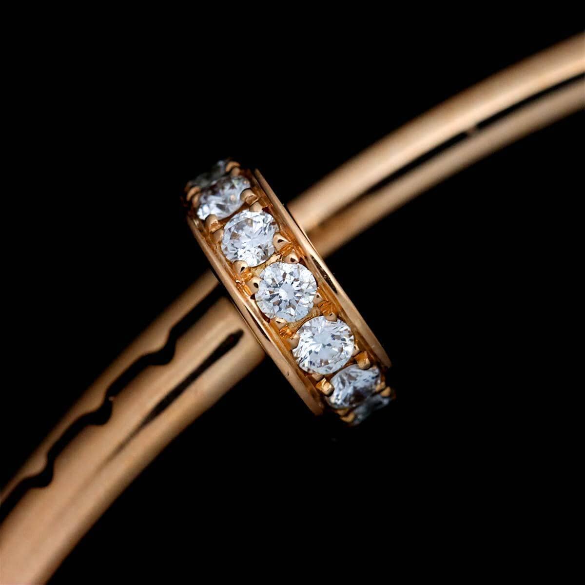 Luxury Promise Japan Cartier Juste Un Clou Diamond Bracelet SM 18K PG 750 size18 90271408