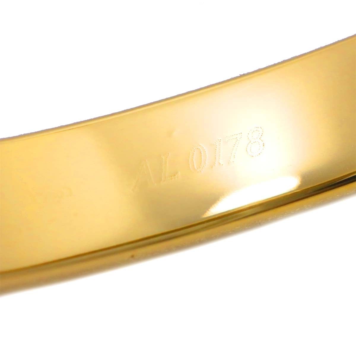 Luxury Promise Japan Cartier Love Bracelet 18K Yellow Gold 750 Size17 90287003