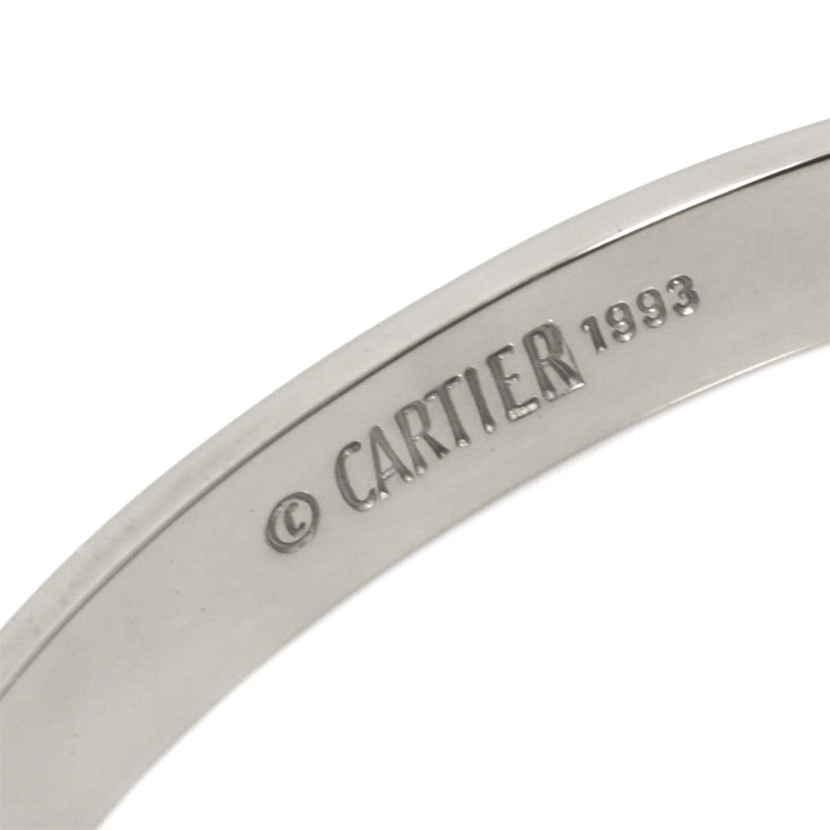 Luxury Promise Japan Cartier Love Bracelet Bangle 18K WG 750 Size17 90282393