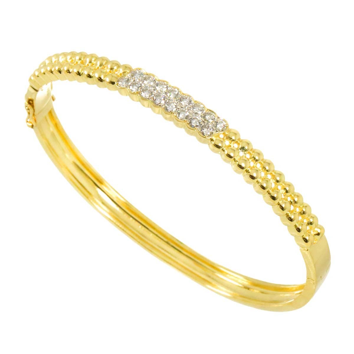 Luxury Promise Japan Diamond 0.72ct Bracelet K18 YG Yellow Gold 750 90311804