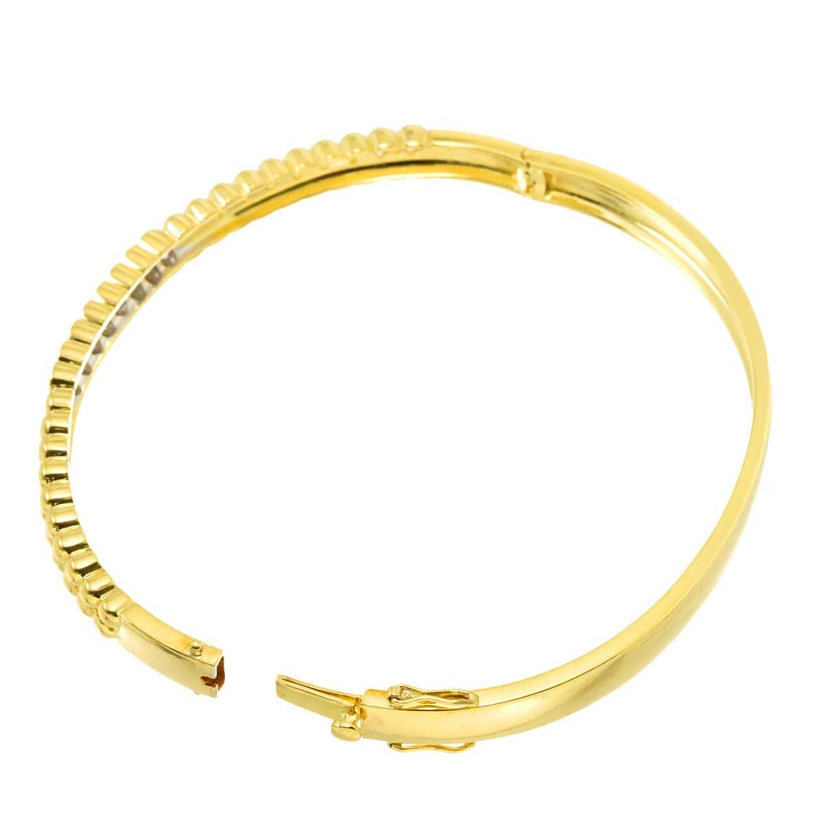 Luxury Promise Japan Diamond 0.72ct Bracelet K18 YG Yellow Gold 750 90311804