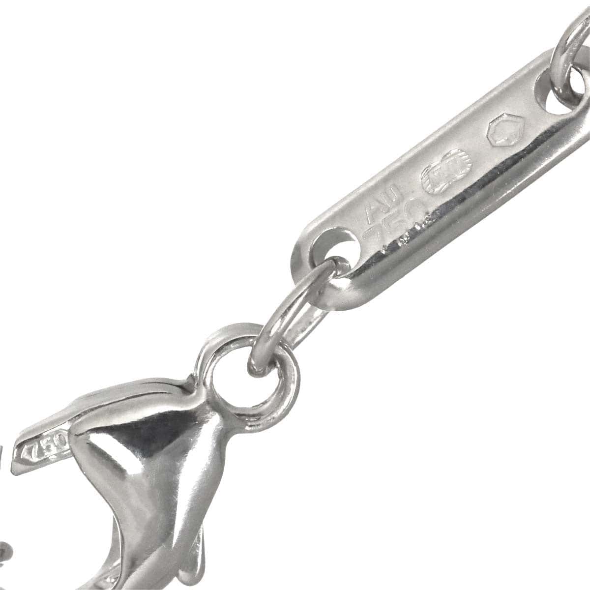 Luxury Promise Japan Chopard Happy Diamond Heart Long Necklace 18K White Gold 750 90312783