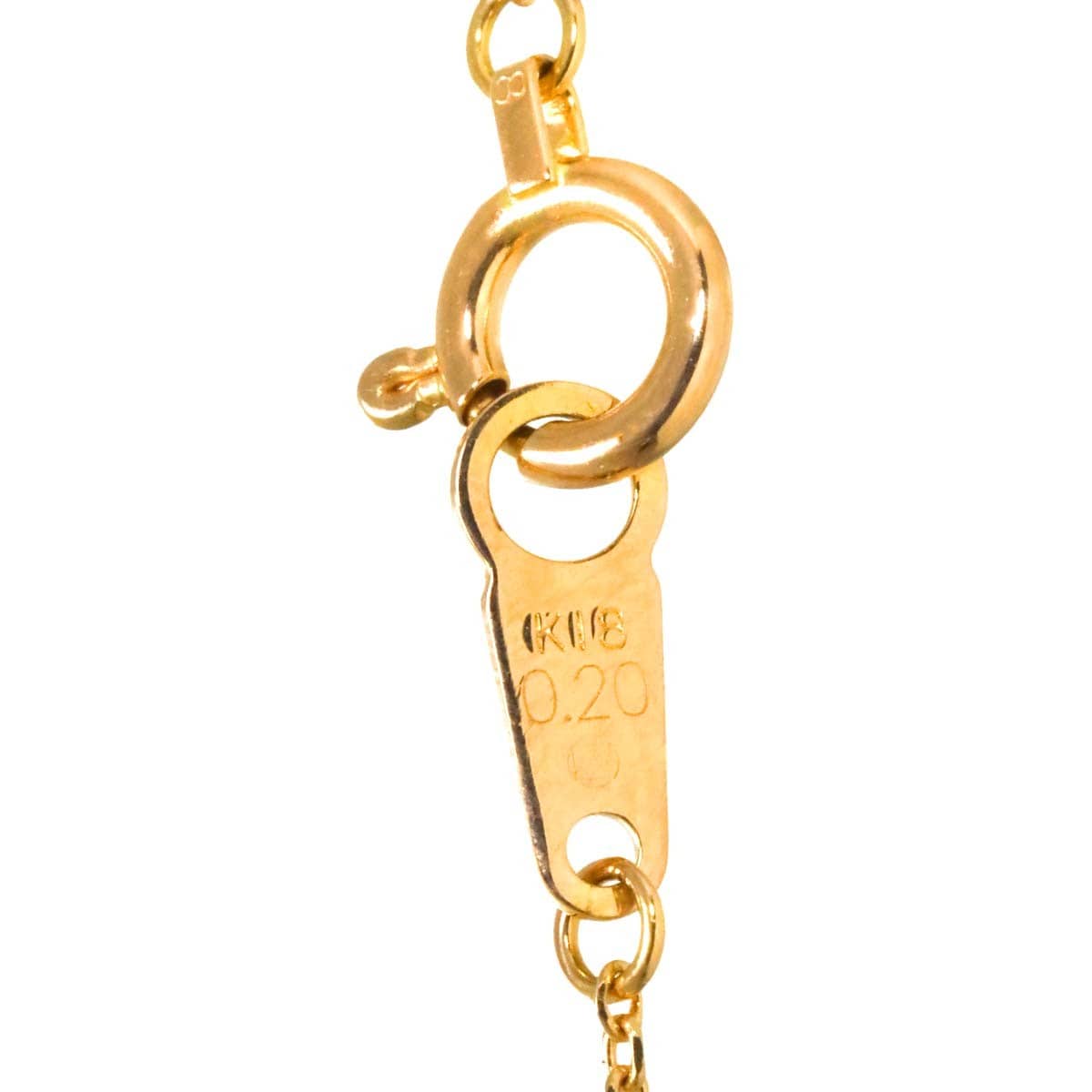 Luxury Promise Japan Diamond 0.20ct Necklace 18K Pink Gold 750 90308225