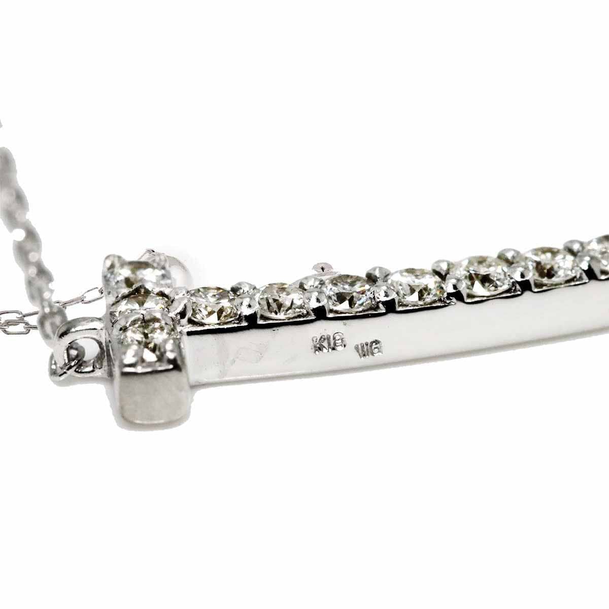 Luxury Promise Japan Diamond 0.50ct Necklace 18K WG White Gold 750 90308772