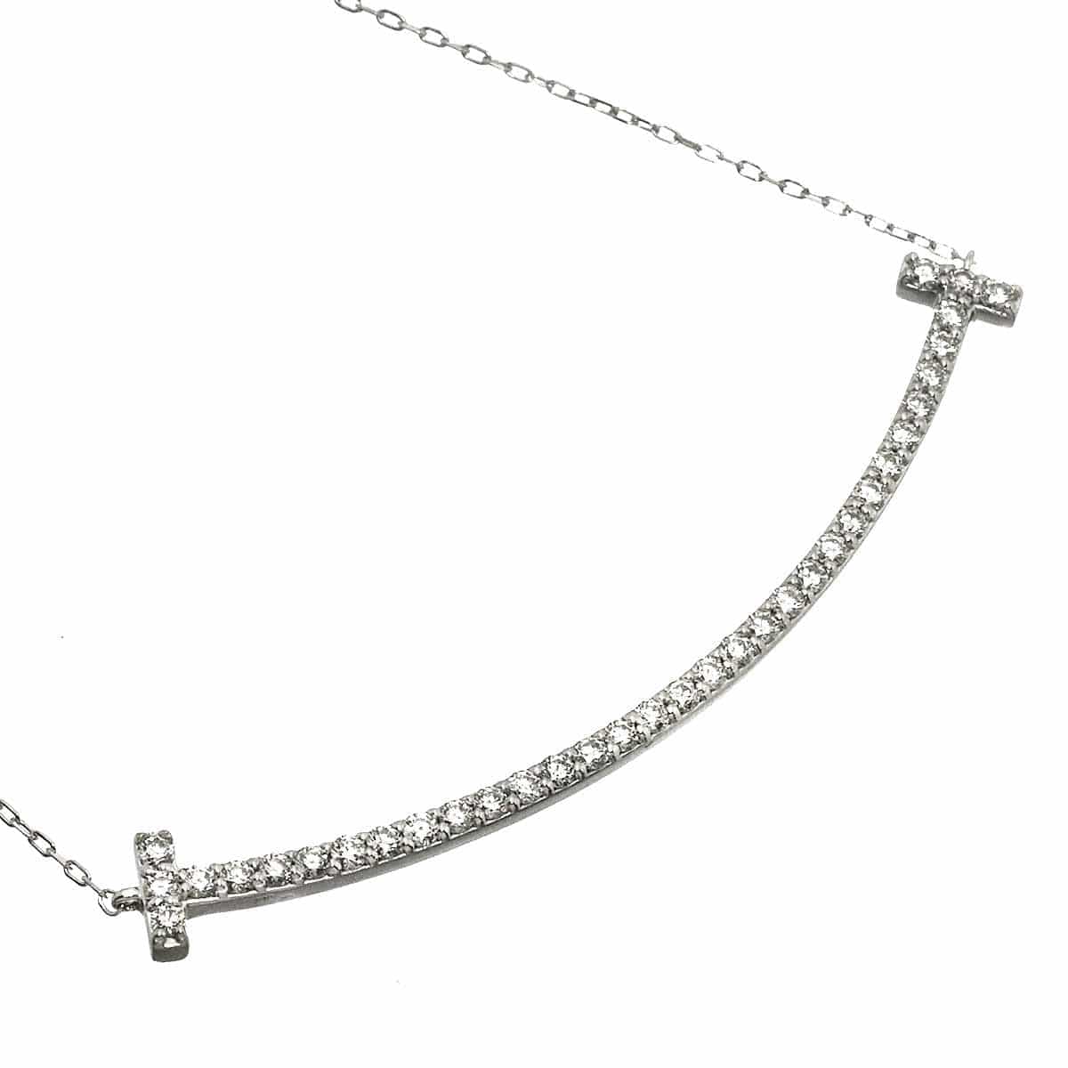 Luxury Promise Japan Diamond 0.50ct Necklace 18K WG White Gold 750 90308772