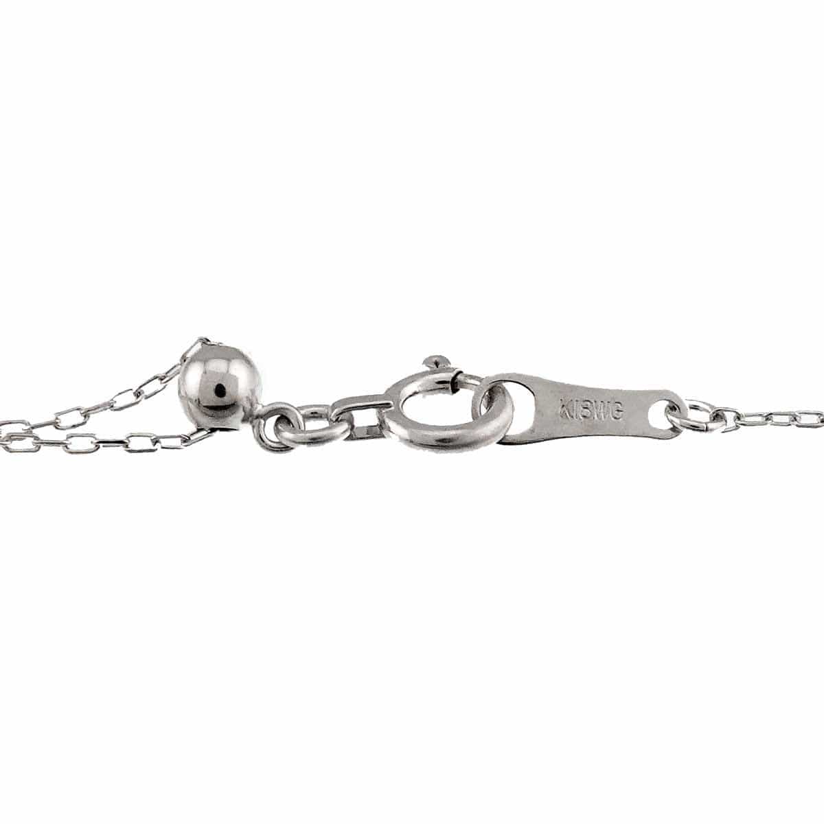 Luxury Promise Japan Diamond 0.50ct Necklace 18K WG White Gold 750 90308772