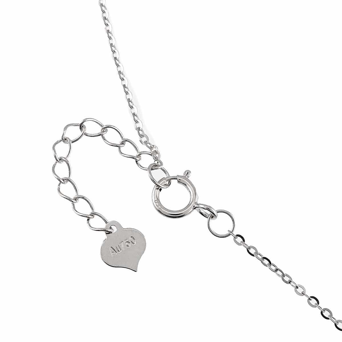 Luxury Promise Japan Diamond 0.61ct Necklace 18K WG White Gold 750 90309500