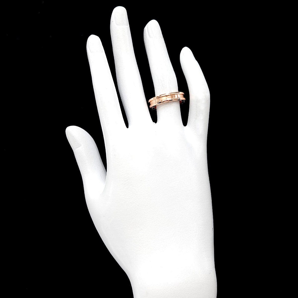 Luxury Promise Japan BVLGARI B-ZERO1 1Band Ring 18K Pink Gold 750 Size51 5.25-5.5(US) 90286520