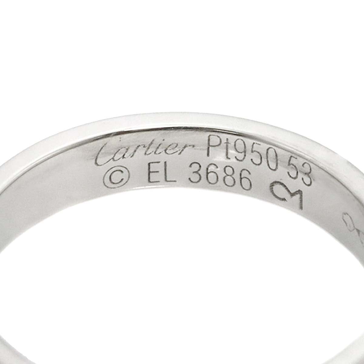 Luxury Promise Japan Cartier Mini Love Ring Platinum Size53 6.25-6.5(US) 90290397
