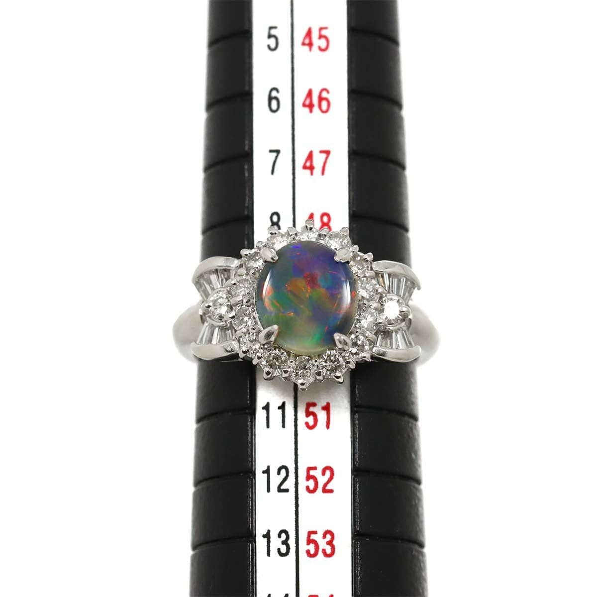 Luxury Promise Japan Opal 0.92ct Diamond 0.69ct Ring Pt Platinum size5-5.25(US) 90286655