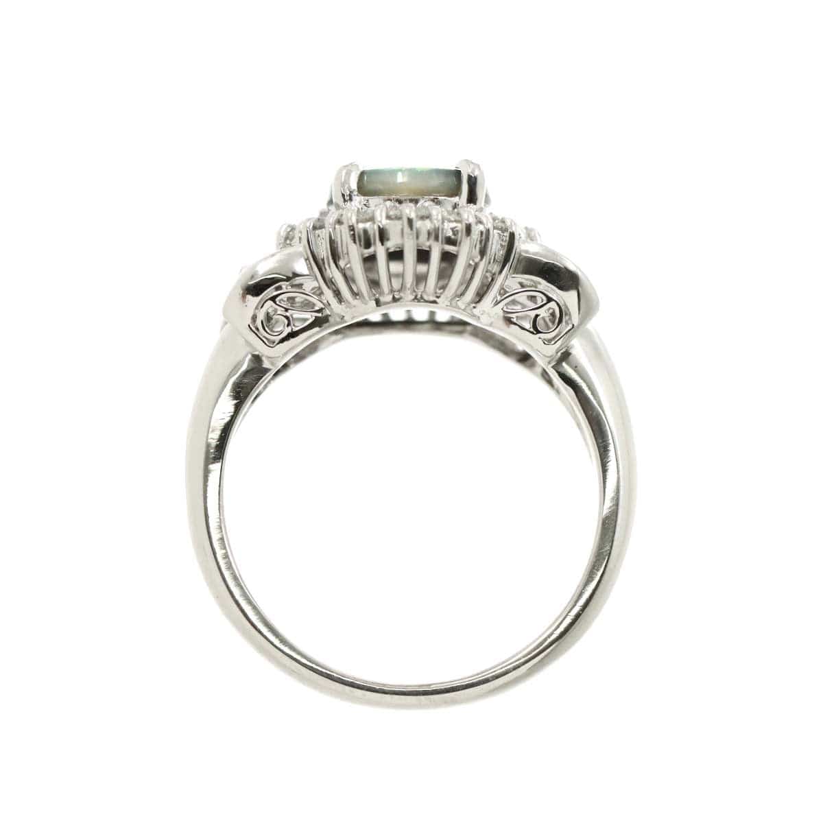 Luxury Promise Japan Opal 0.92ct Diamond 0.69ct Ring Pt Platinum size5-5.25(US) 90286655