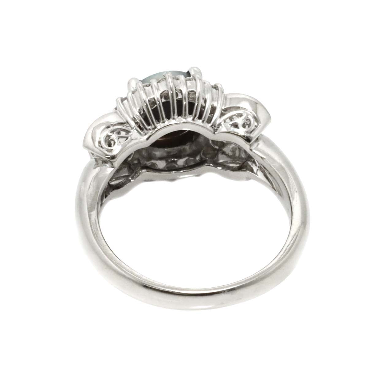 Luxury Promise Japan Opal 0.92ct Diamond 0.69ct Ring Pt Platinum size5-5.25(US) 90286655