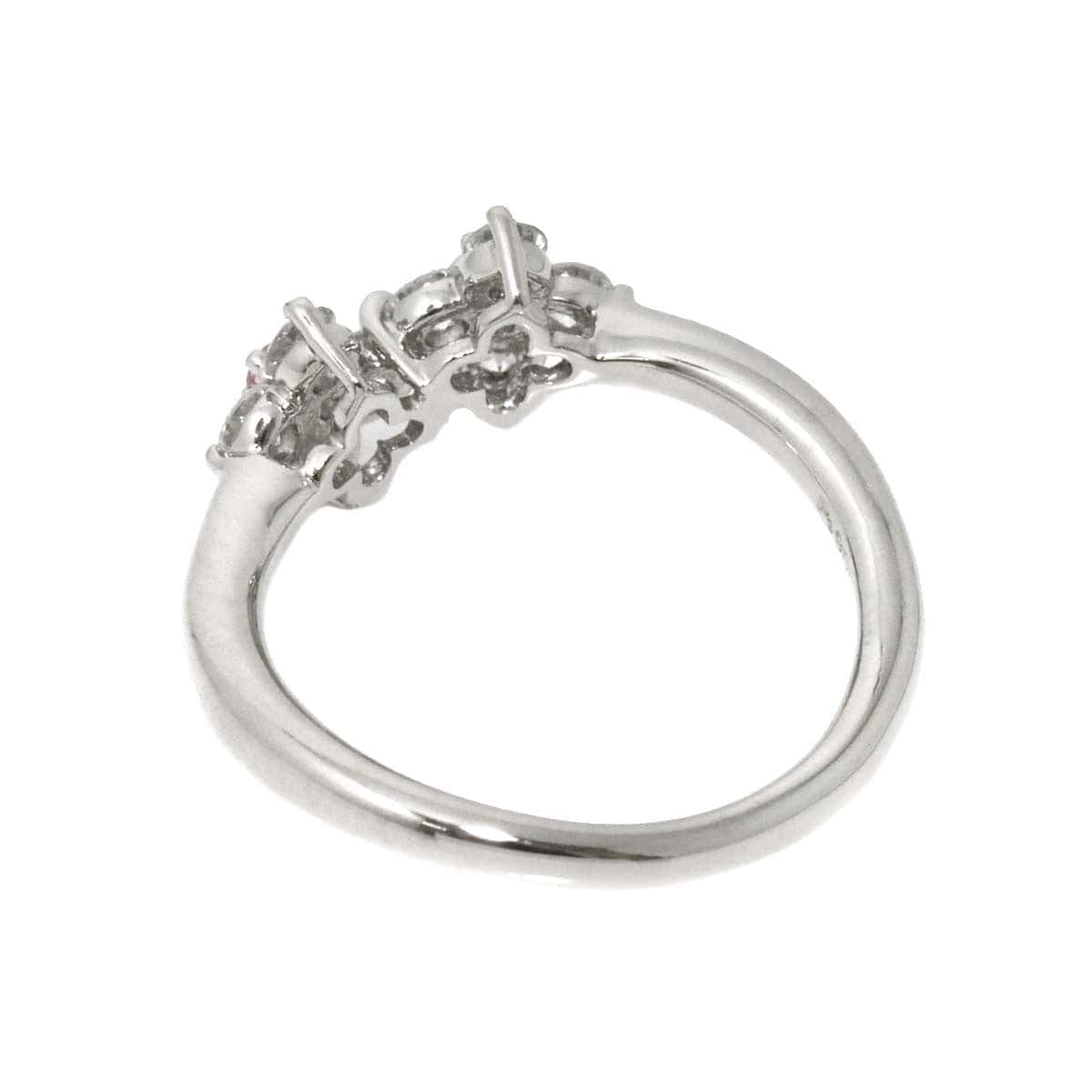 Luxury Promise Japan PinkDiamond 0.05ct Diamond 0.47ct Ring Pt Platinum size4.75-5(US) 90308673