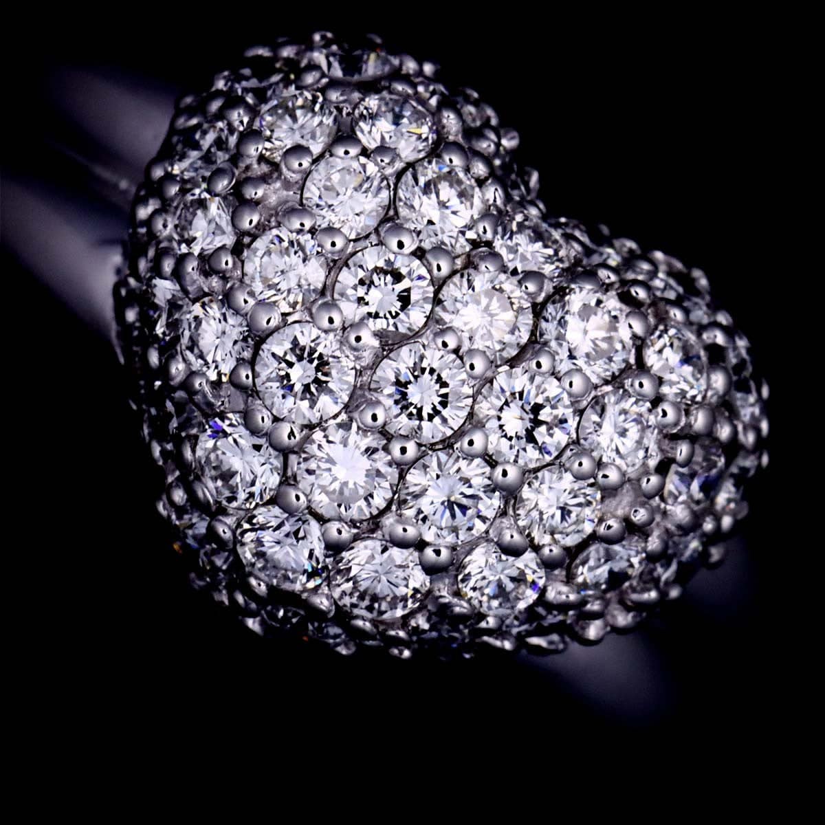 Luxury Promise Japan Ponte Vecchio Diamond 1.16ct Ring 18K WG 750 Size5.25(US) 90288133