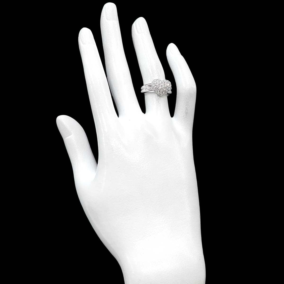 Luxury Promise Japan Ponte Vecchio Diamond 1.16ct Ring 18K WG 750 Size5.25(US) 90288133