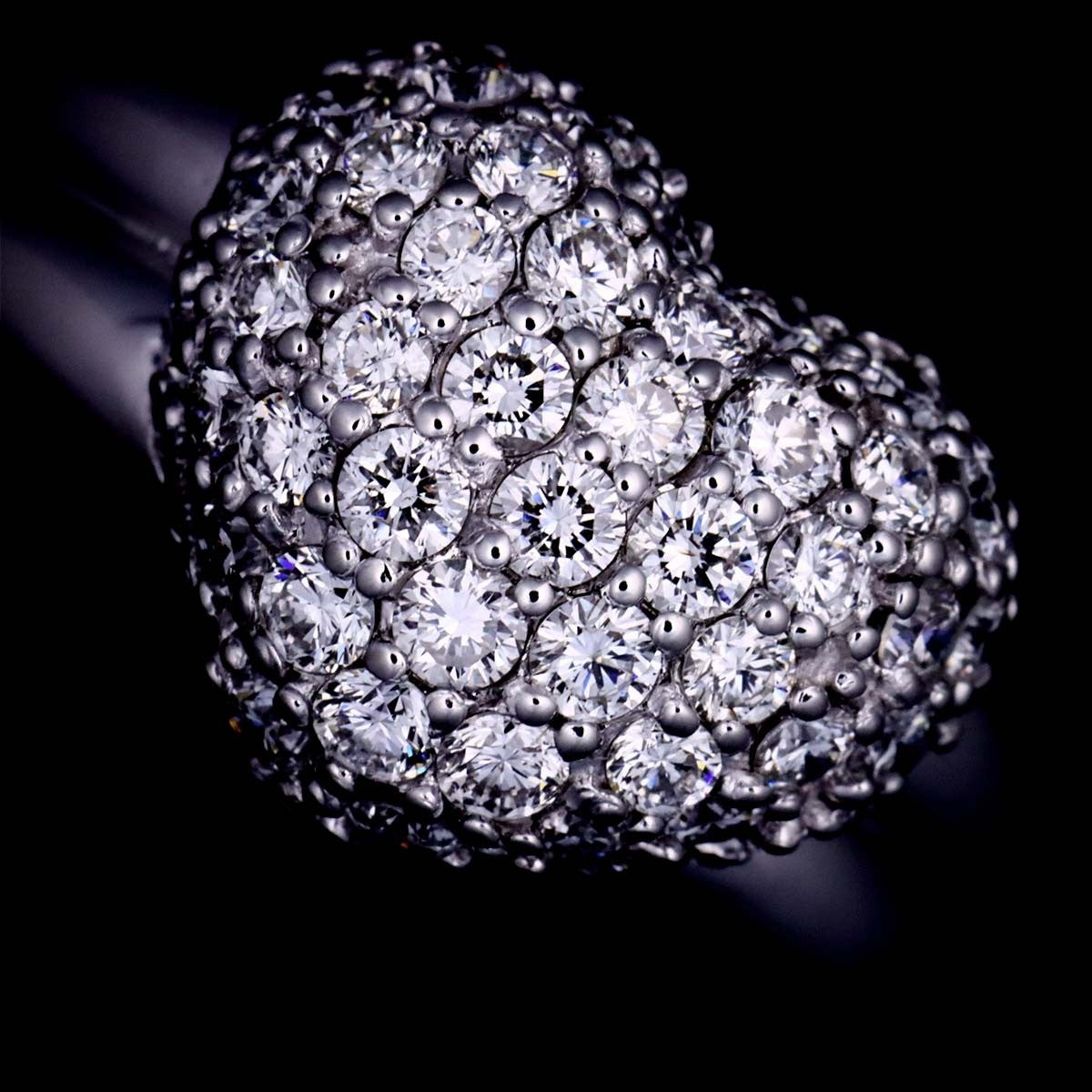 Luxury Promise Japan Ponte Vecchio Diamond 1.16ct Ring 18K WG 750 Size5.25(US) 90288133
